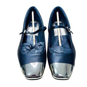 Dolce Vita Reyes Cap Toe Black Slip-On Flats Women’s 9.5M NIB MSRP $125